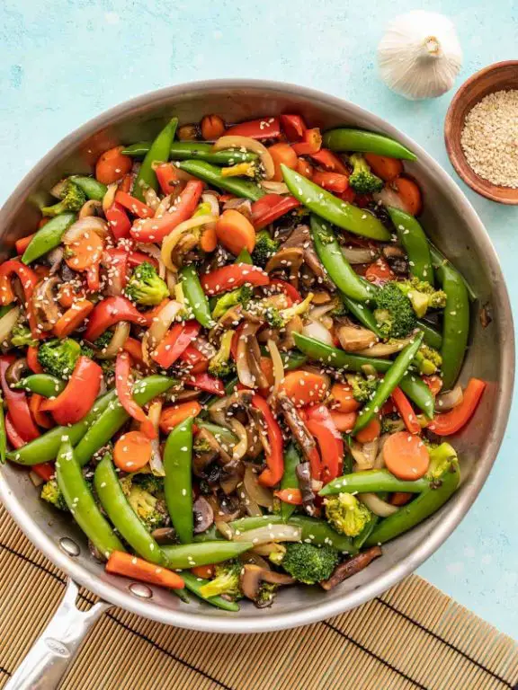 Basic Vegan Stir-Fried Vegetables
