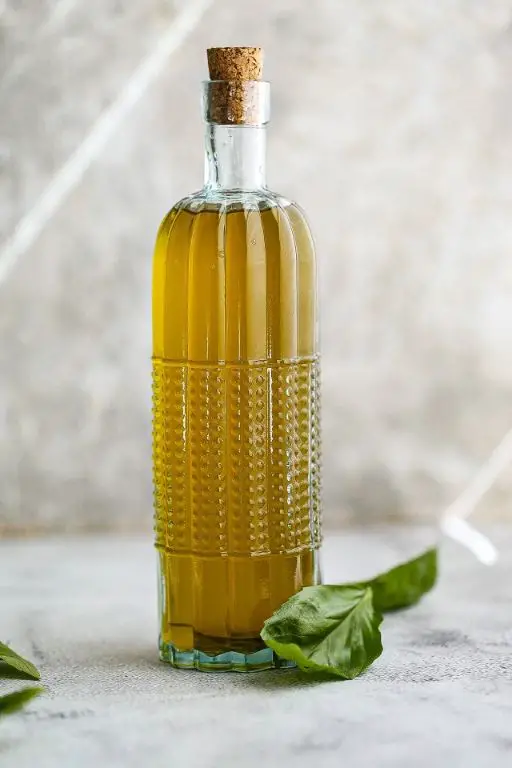 Basil and Garlic Infused Olive Oil