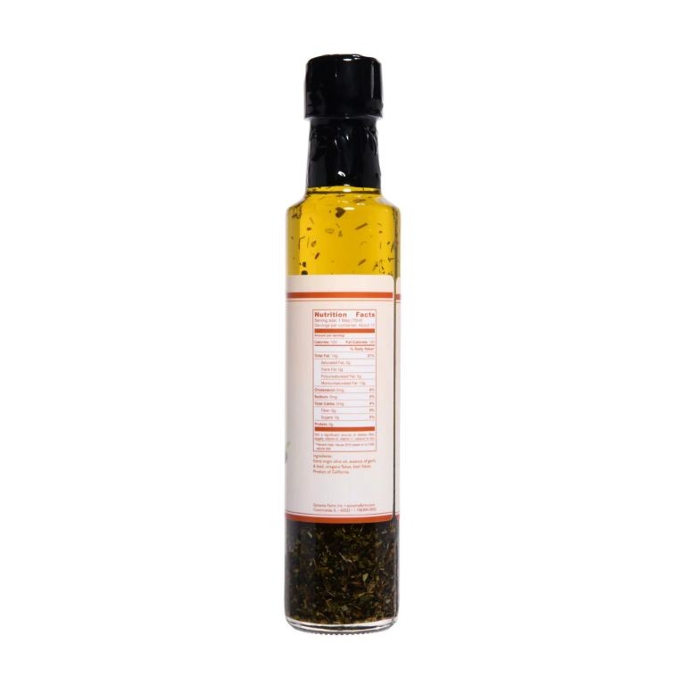 Basil and Oregano Infused Coconut Oil for Italian Cuisine