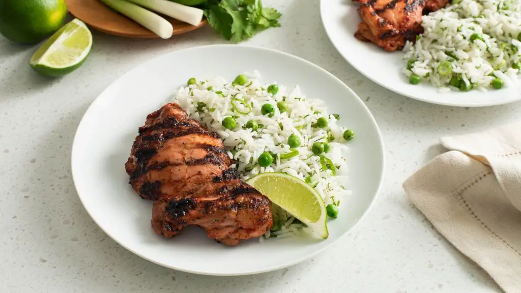 Basmati Rice and Tandoori Chicken