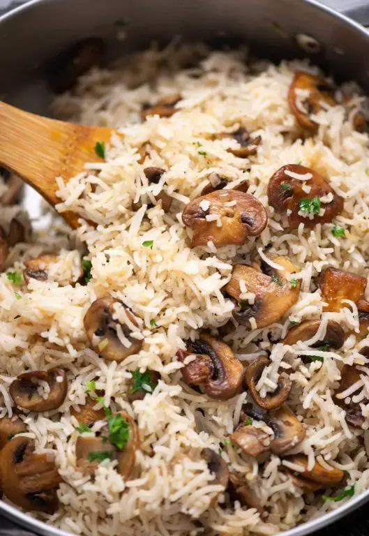Basmati Rice with Mushrooms and Thyme
