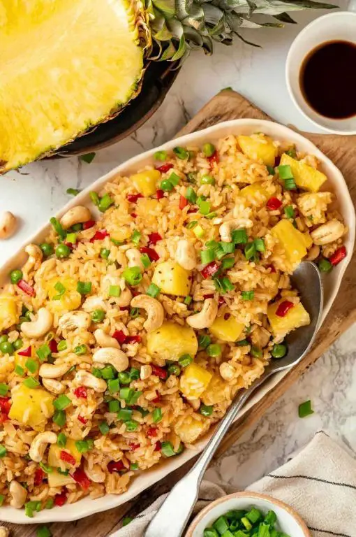 Basmati Rice with Pineapple and Cashews