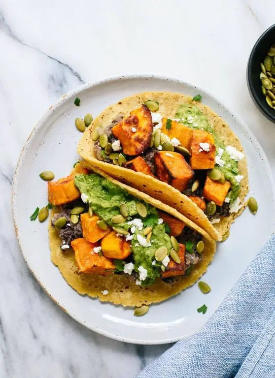 Batata and Black Bean Tacos
