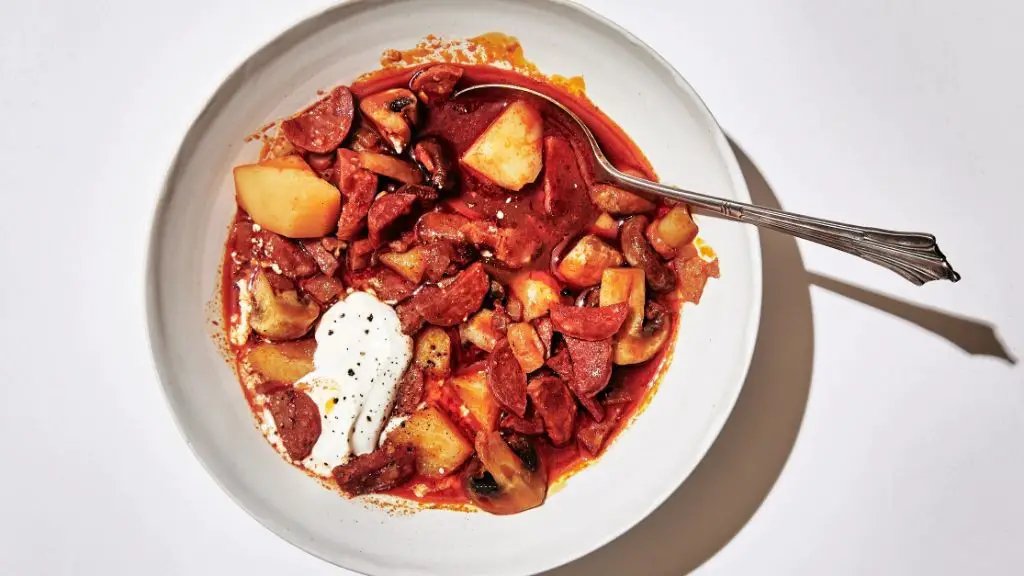 Batata and Chorizo Stew