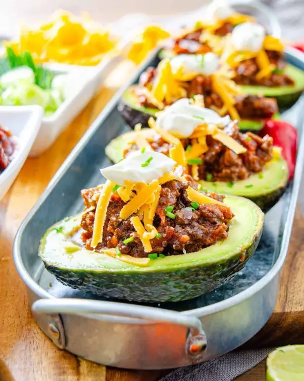 Beef Carnivore Stuffed Avocados