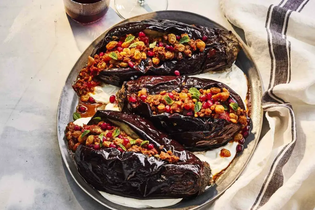 Beef Carnivore Stuffed Eggplant
