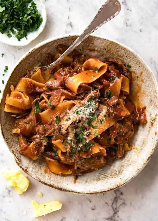 Beef Chuck Ragu with Pappardelle Pasta