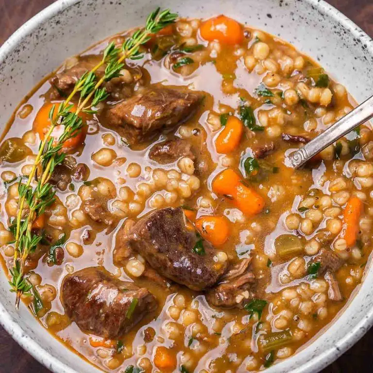 Beef Chuck and Barley Soup