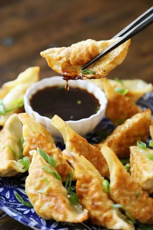 Beef Dumplings with Soy Ginger Dip