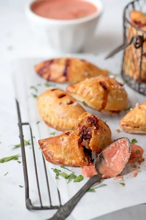 Beef Empanadas with Chipotle Sauce
