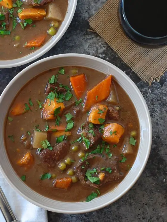 Beef Heart Stew with Root Vegetables