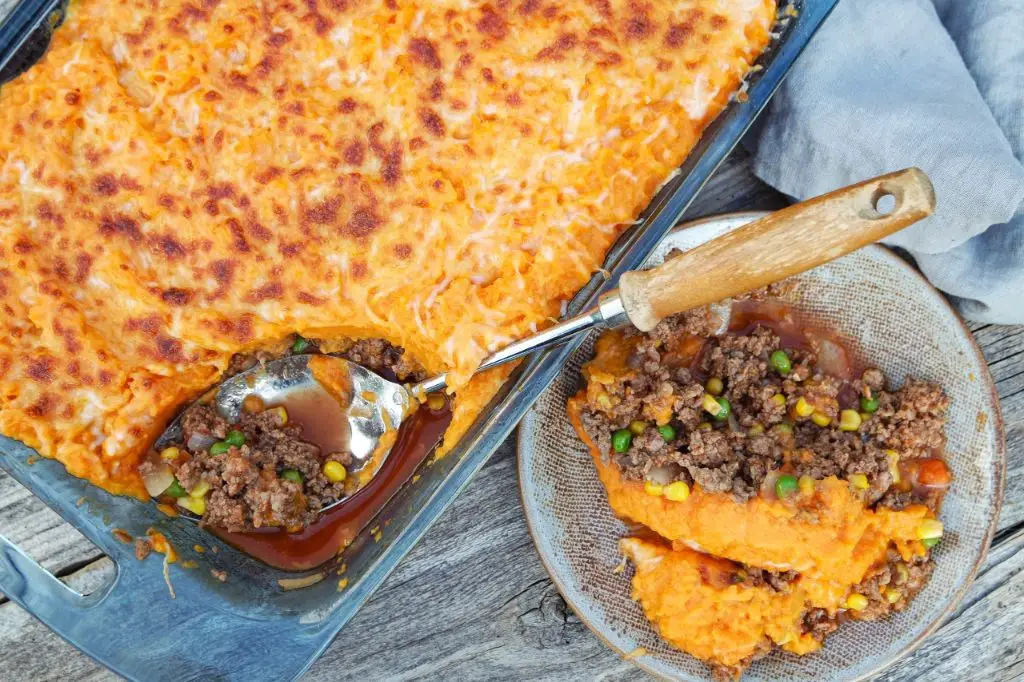 Beef Heart and Sweet Potato Casserole