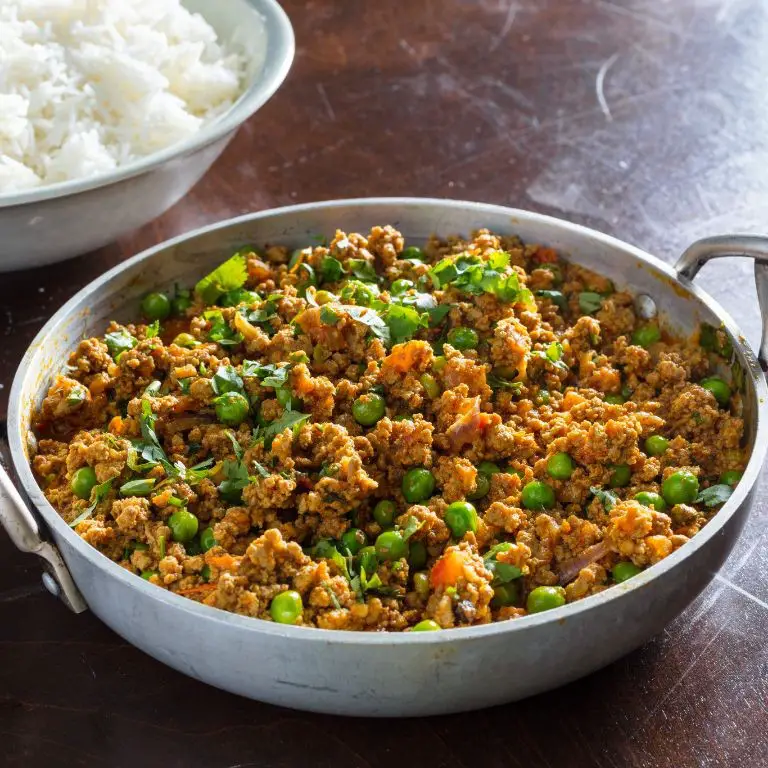 Beef Keema Matar with Peas