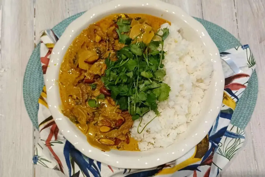 Beef Korma with Creamy Cashew Sauce