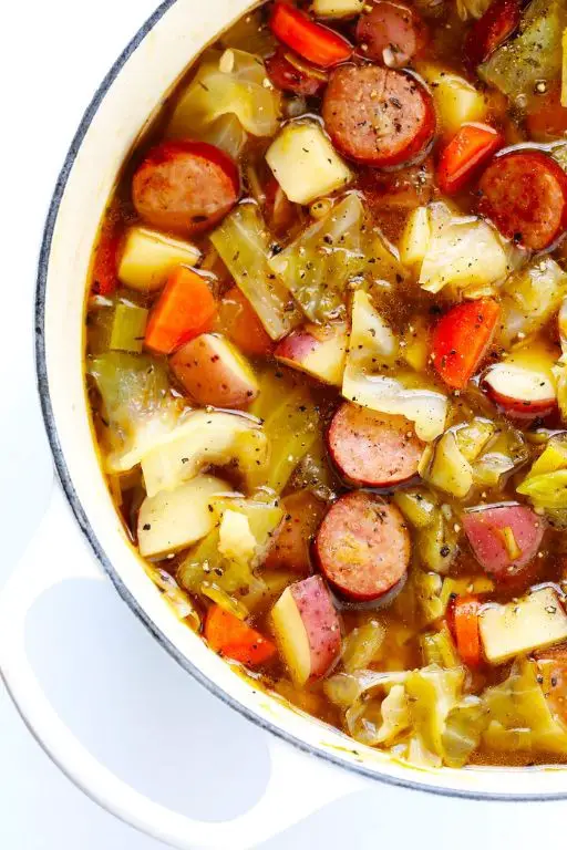 Beef Sausage and Cabbage Stew
