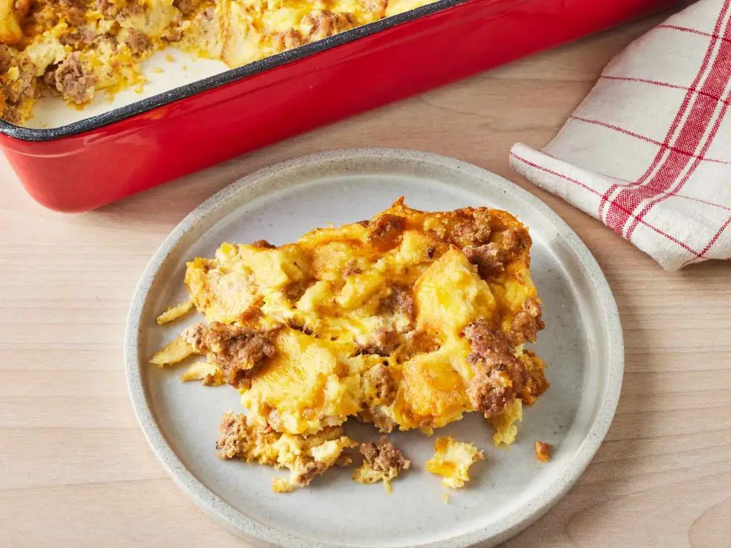 Beef Sausage and Egg Breakfast Casserole