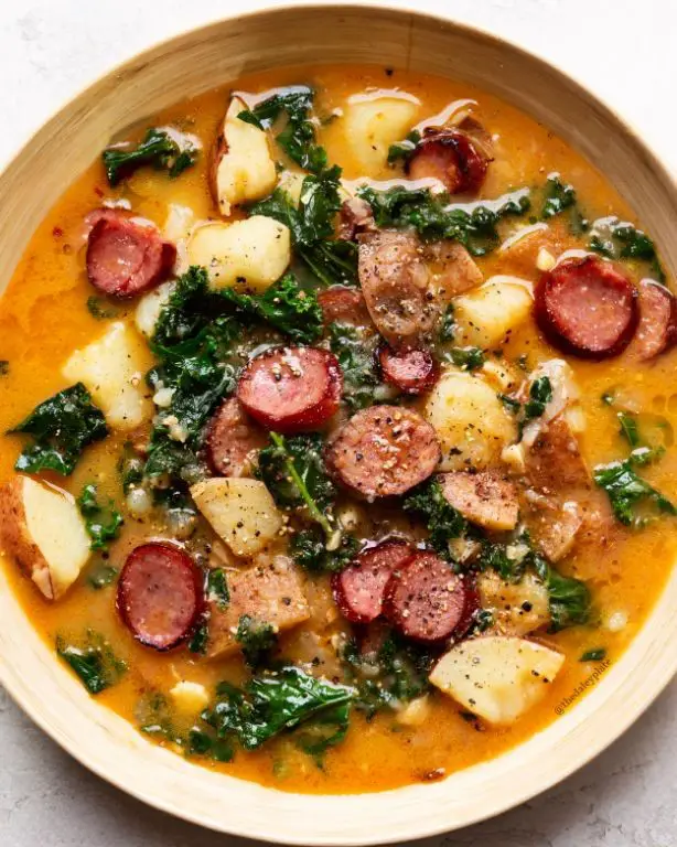 Beef Sausage and Kale Stew