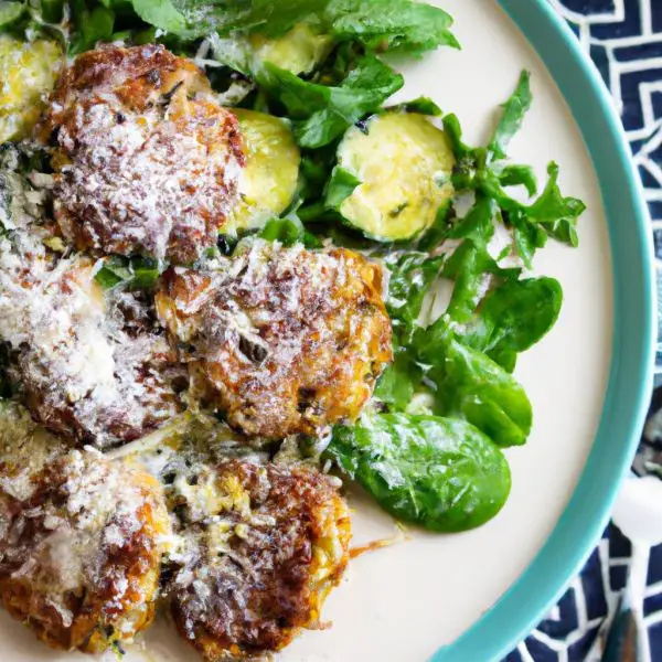 Beef Sausage and Zucchini Fritters