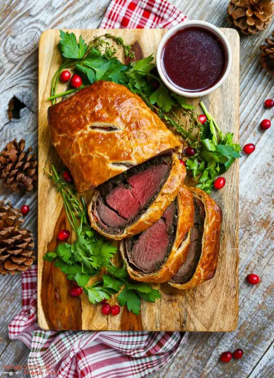 Beef Wellington with a Bordelaise Finish