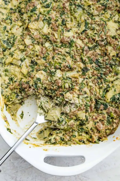 Beef and Artichoke Heart Casserole