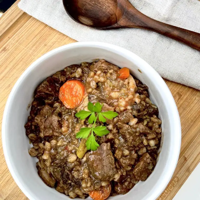 Beef and Barley Doggie Dinner