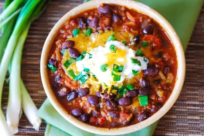 Beef and Black Bean Chili
