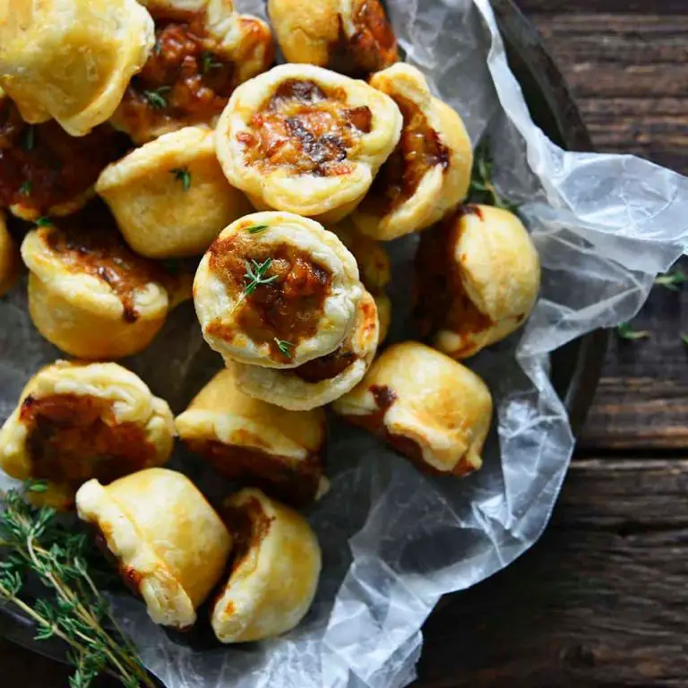 Beef and Caramelized Onion Tartlets