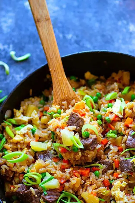Beef and Pineapple Fried Rice