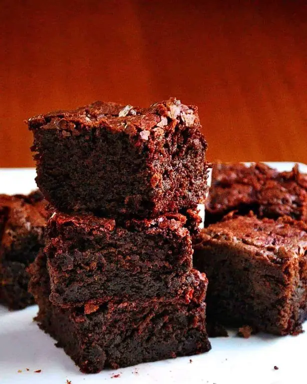 Beet and Chocolate Protein Brownies