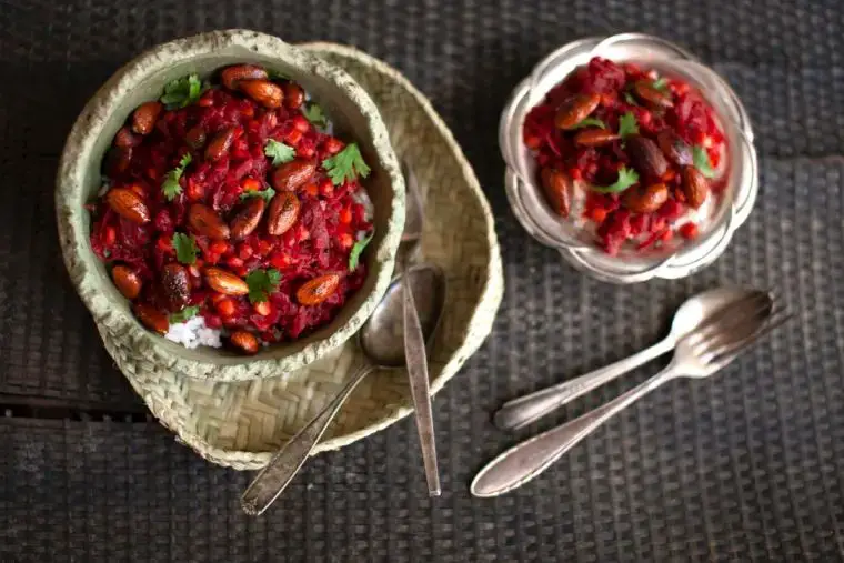 Beetroot and Lentil Curry