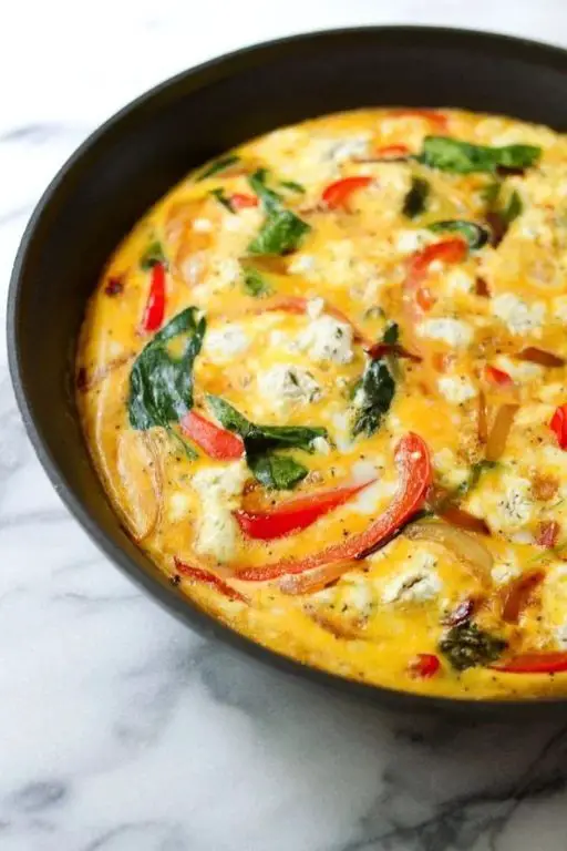 Bell Pepper and Onion Frittata