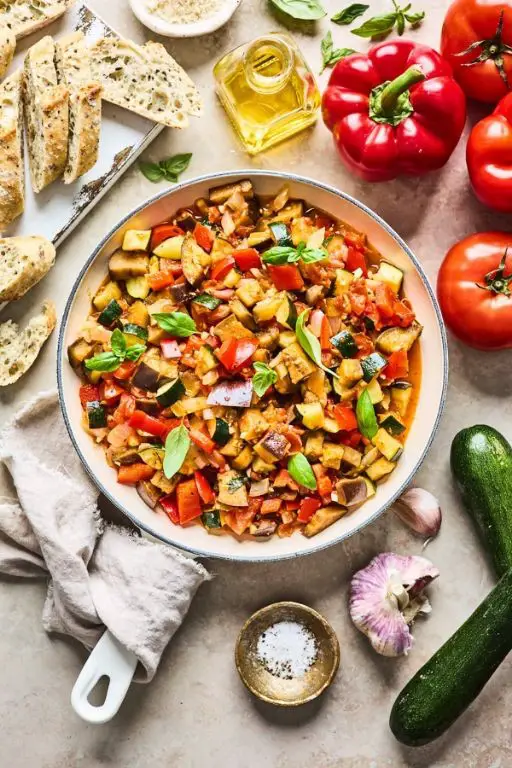 Bell Pepper and Onion Ratatouille