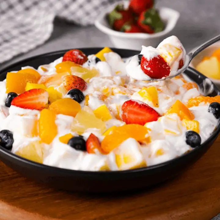 Berry Blast Fruit Salad with Cool Whip Topping
