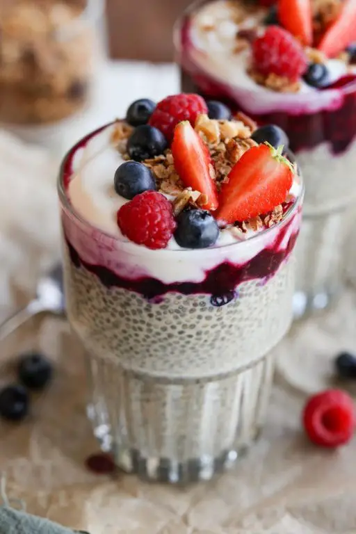 Berry Chia Seed Pudding