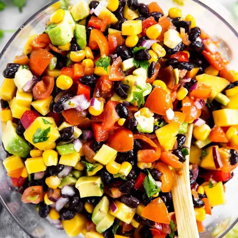 Black Bean and Mango Salsa
