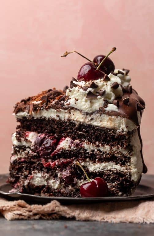 Black Forest Chocolate Cherry Cake