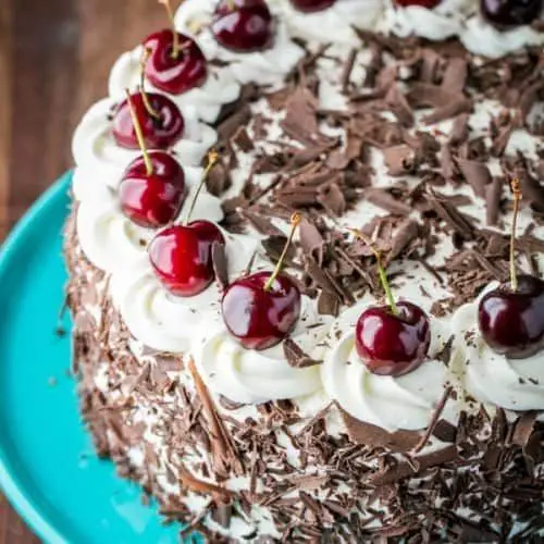Black Forest Gateau with Kirsch-Infused Cherries