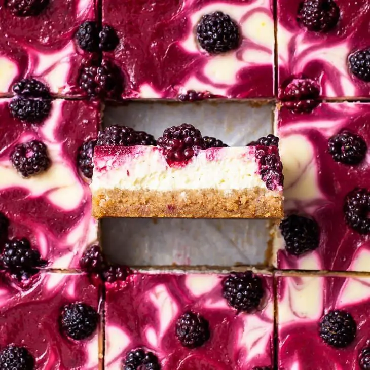 Blackberry Cheesecake Bars