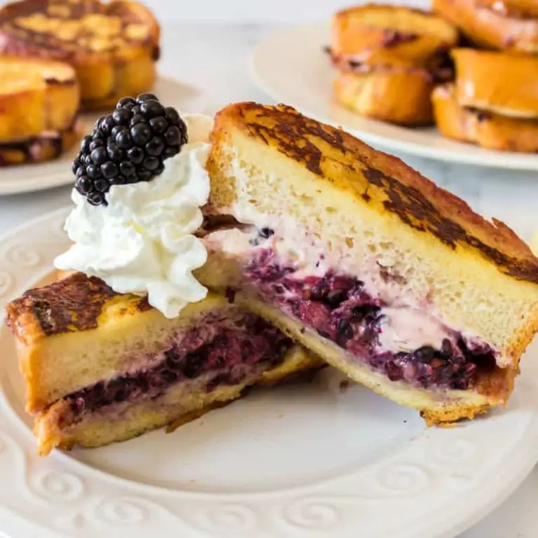 Blackberry Stuffed French Toast