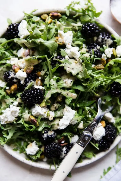 Blackberry and Goat Cheese Salad