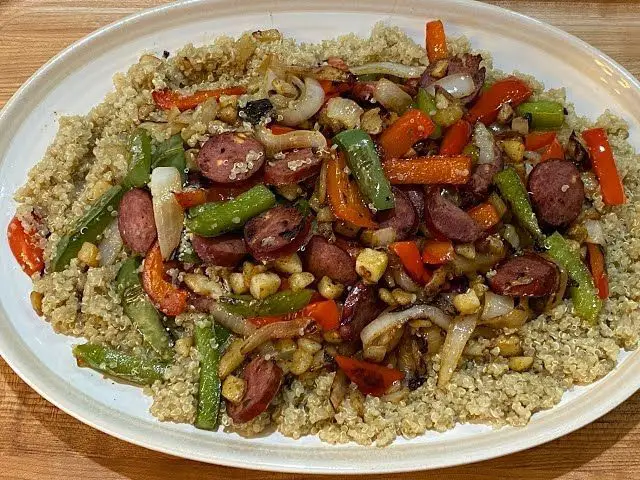 Blackstone Veggie Stir-Fry with Quinoa