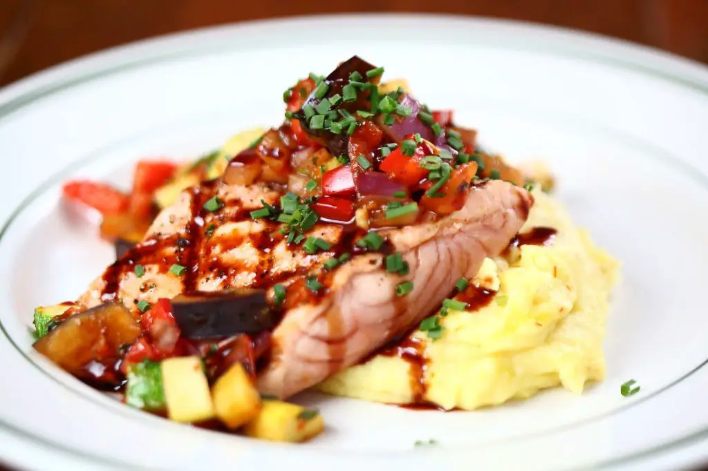 Blood Orange Glazed Salmon