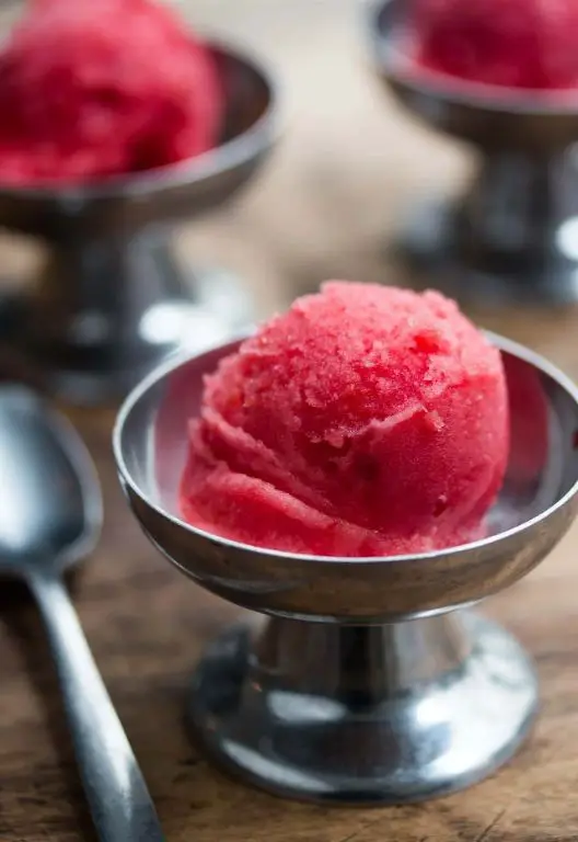 Blood Orange Sorbet