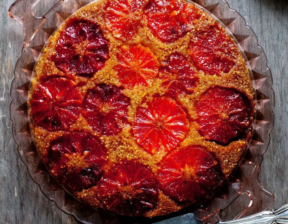 Blood Orange Upside-Down Cake