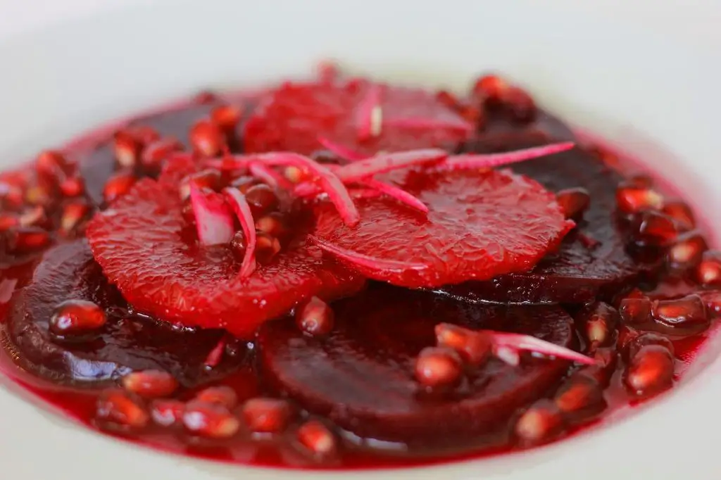 Blood Orange and Beetroot Carpaccio