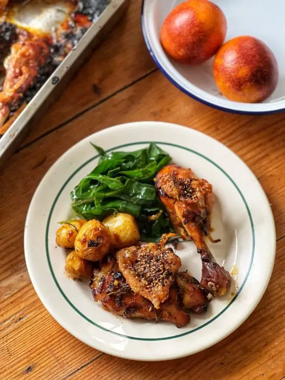 Blood Orange and Ginger Chicken