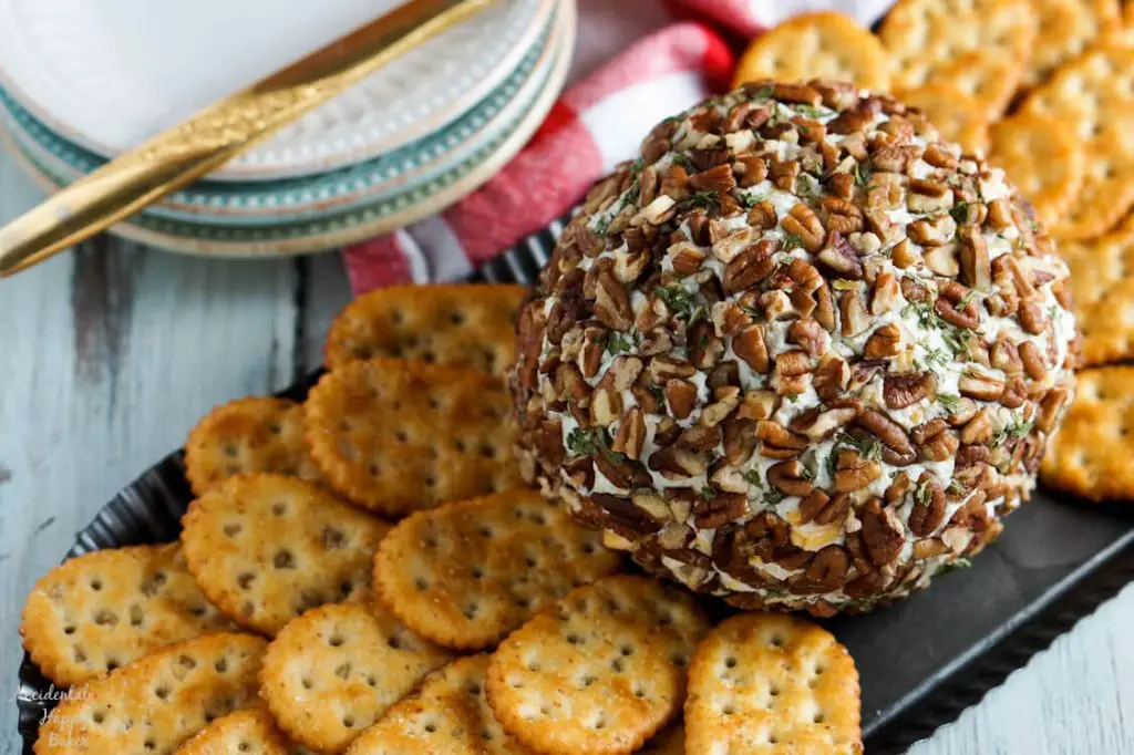 Blue Cheese and Walnut Cheese Ball with Cream Cheese