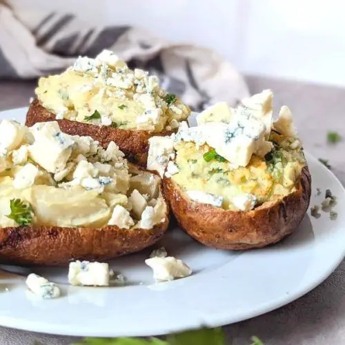 Blue Cheese and Walnut Twice Baked Potatoes