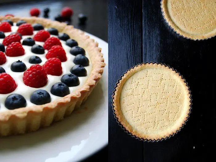 Blueberry Bavarian Cream Tart