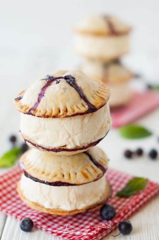 Blueberry Buckle Ice Cream Sandwich